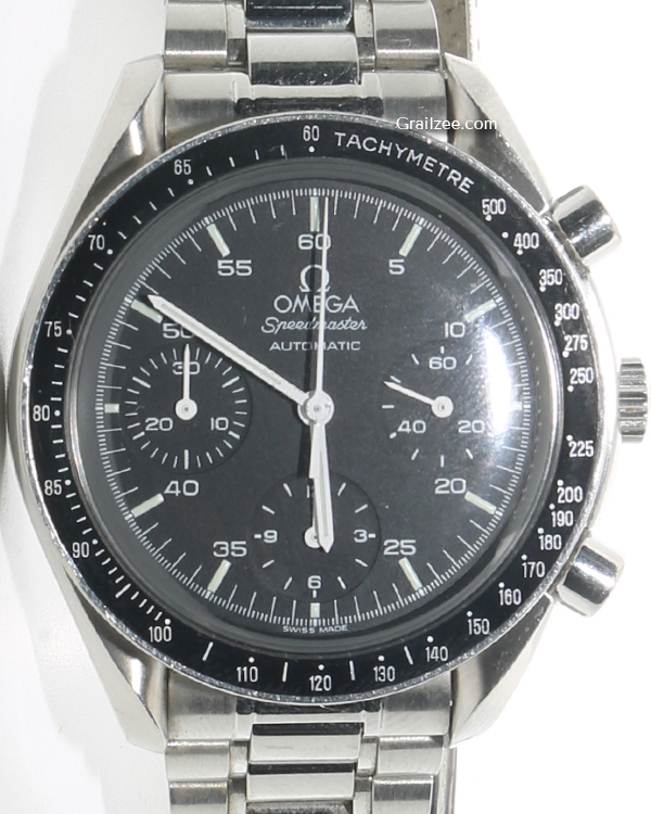 Omega Speedmaster Reduced 39MM Black Dial Steel Bracelet (3510.5)