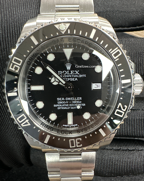 Rolex Sea-Dweller Deepsea 40MM Black Dial Steel Bracelet (116660)