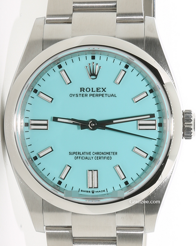 2024 Rolex Oyster Perpetual 36MM Blue Dial Oyster Bracelet (126000)