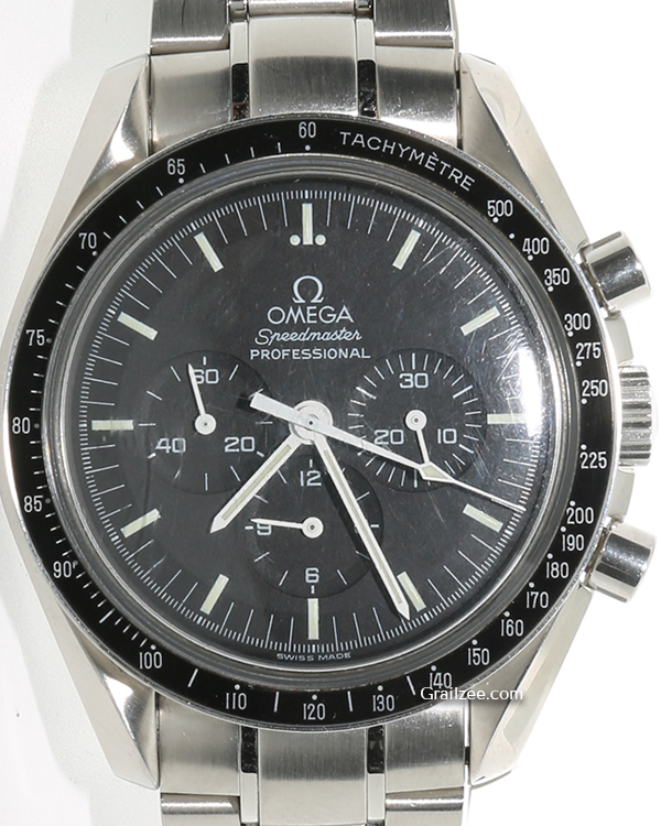 Omega Speedmaster Professional Moonwatch 42MM Black Dial Steel Bracelet (3570.50.00)