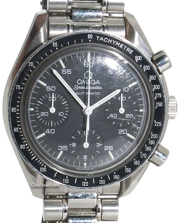 Omega Speedmaster Reduced 39MM Black Dial Steel Bracelet (3510.5)