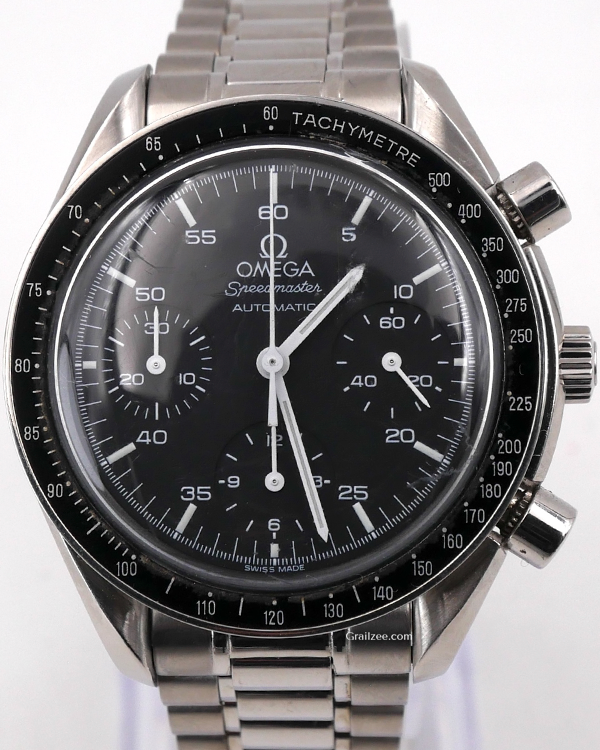 Omega Speedmaster Reduced 39MM Black Dial Steel Bracelet (3510.50.00)