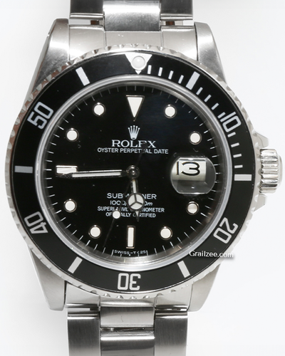 Rolex Submariner Date 40MM Black Dial Oyster Bracelet (16610)