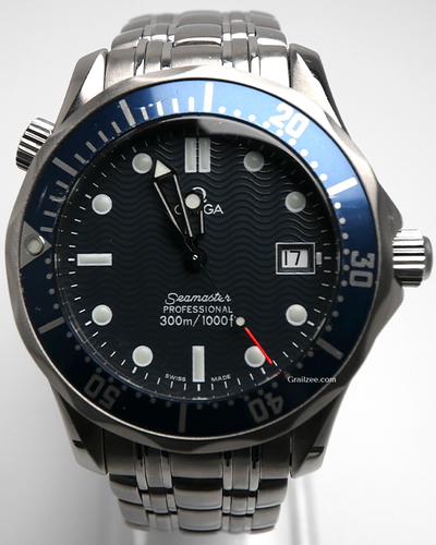 Omega Seamaster 36.25MM Quartz Blue Dial Steel Bracelet (2561.80.00)