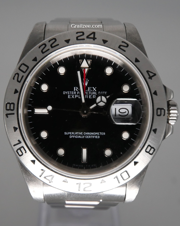 Rolex Explorer II 40MM Black Dial Oyster Bracelet (16570)