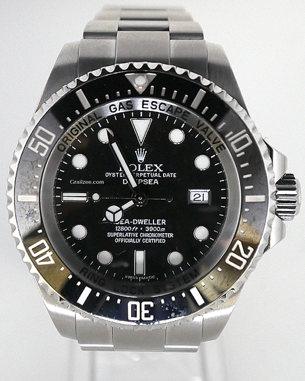 2014 Rolex Sea-Dweller Deepsea 44MM Black Dial Steel Bracelet (116660)