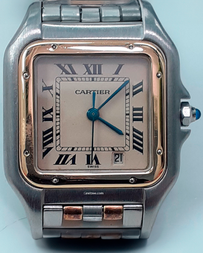 Cartier Panthère 27MM Quartz White Dial Two-Tone Bracelet (187949)