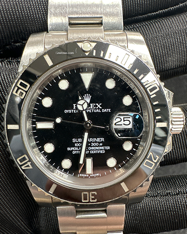 Rolex Submariner Date 40MM Black Dial Steel Bracelet (16610)