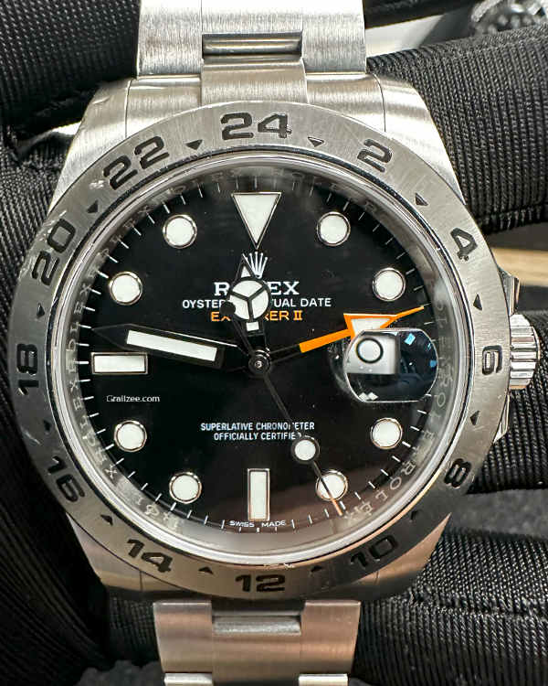 2018 Rolex Explorer II 42MM Black Dial Oyster Bracelet (216570)