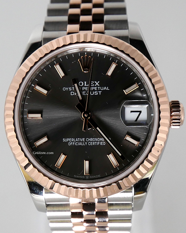 2023 Rolex Datejust 31MM Black Dial Two-Tone Jubilee Bracelet (278271)