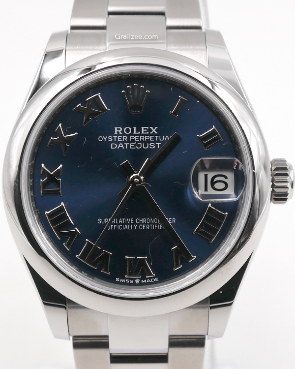 2024 Rolex Datejust 31MM Blue Dial Oyster Bracelet (278240)