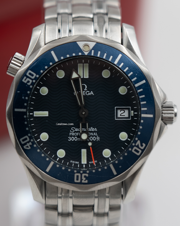 Omega Seamaster 300M 36MM Quartz Blue Dial Steel Bracelet (2561.80.00)