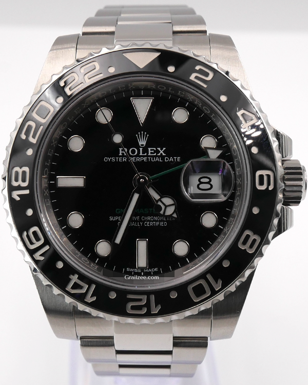 2018 Rolex GMT-Master II 40MM Black Dial Oyster Bracelet (116710LN)