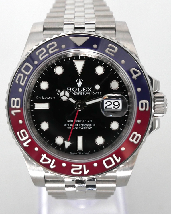 2021 Rolex GMT-Master II "Pepsi" 40MM Black Dial Jubilee Bracelet (126710BLRO)