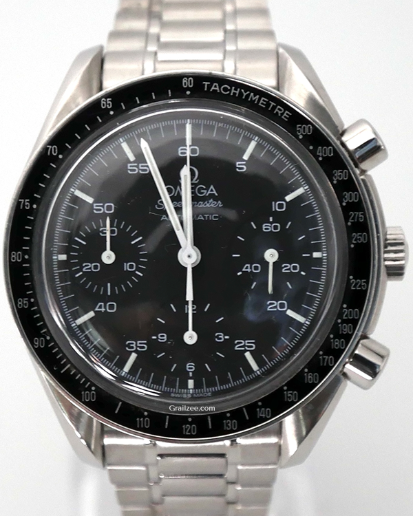 Omega Speemaster Reduced 39MM Black Dial Steel Bracelet (3510.50.00)