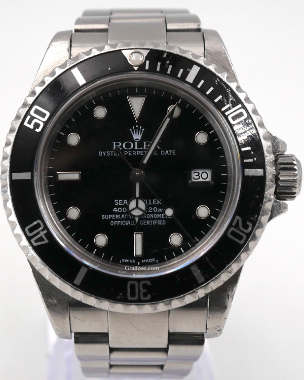 2001 Rolex Sea-Dweller 40MM Black Dial Steel Bracelet (16600)