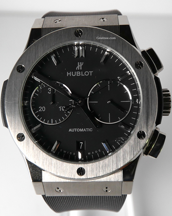 Hublot Classic Fusion 45MM Black Dial Rubber Strap (521.NX.1171.RX)