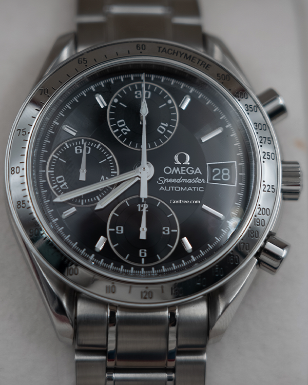 Omega Speedmaster Date 39MM Black Dial Steel Bracelet (3513.50.00)