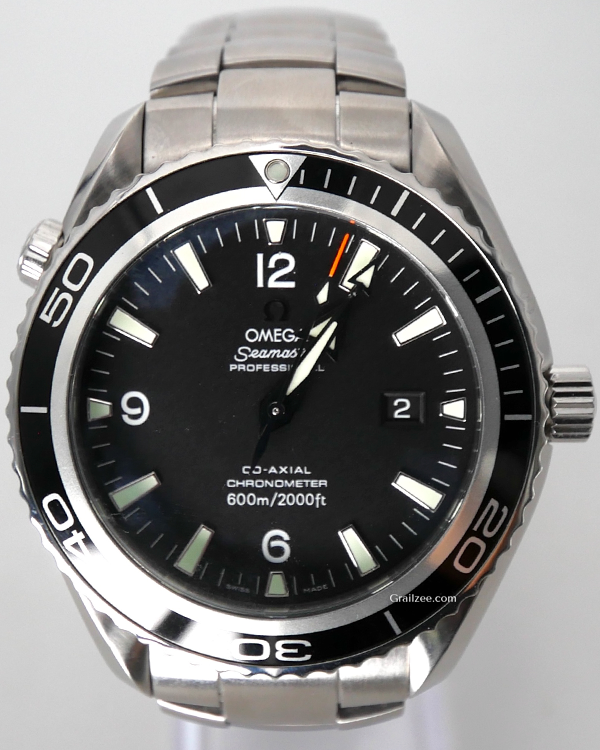 2012 Omega Seamaster Planet Ocean 45.5mm Black Dial Steel Bracelet (2200.50.00)