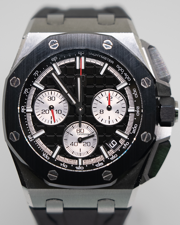 Audemars Piguet Royal Oak Offshore Chronograph 43MM Black Dial Rubber Strap (26420SO)