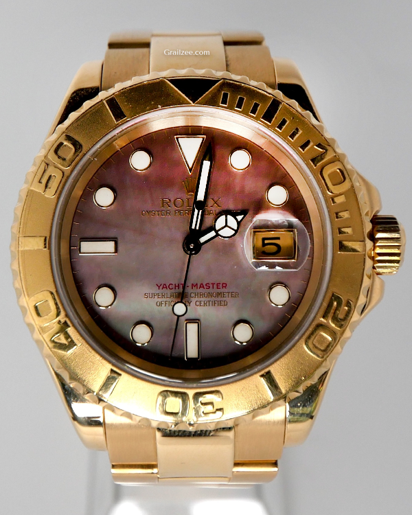 2007 (M-Serial) Rolex Yacht-Master 40MM Mother Of Pearl Dial Yellow-Gold Bracelet (16628B)