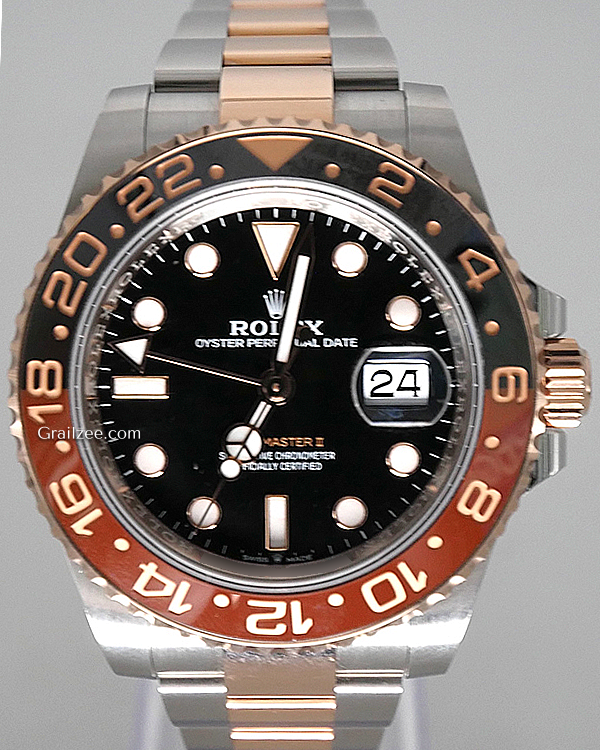 2023 Rolex GMT-Master II "Root Beer" 40MM Black Dial Two-Tone Oyster Bracelet (126711CHNR)