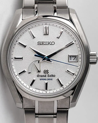 2016 Grand Seiko Heritage Collection "Blizzard" Limited Edition 40MM White Dial Titanium Bracelet (SBGA125)