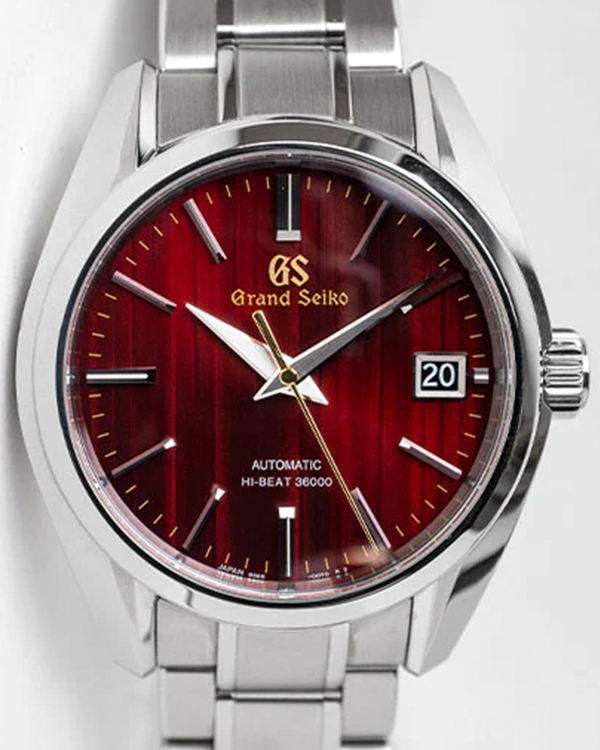 2020 Grand Seiko Heritage Collection "Autumn Red Limited Edition" 39.5MM Red Dial Steel Bracelet (SBGH269)