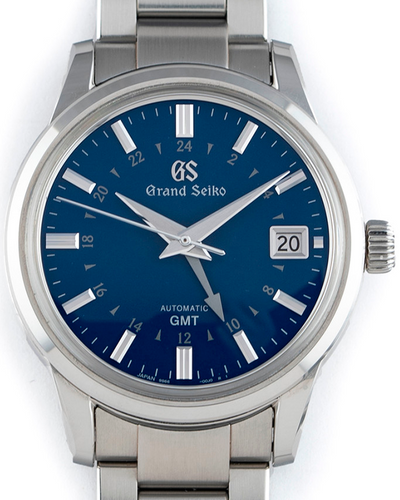 2024 Grand Seiko Automatic GMT L.E. 39.5MM Blue Dial Steel Bracelet (SBGM239)