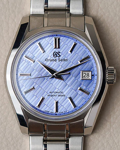 2024 Grand Seiko Heritage 62GS Hi-Beat L.E. 40MM Light Purple Dial Steel Bracelet (SBGH317)