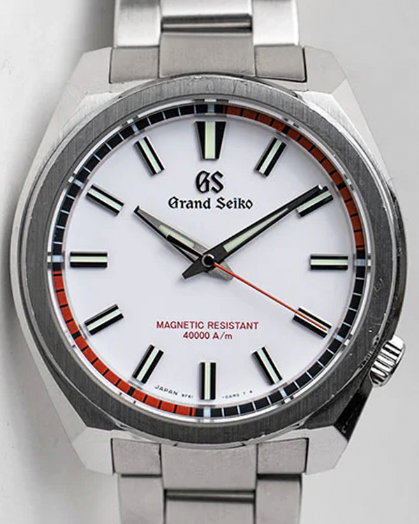 2022 Grand Seiko Sport 40MM Quartz White Dial Steel Bracelet (SBGX341)