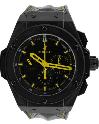 Hublot King Power 692 Bang New York L.E. 48MM Black Dial Leather Strap (703.CI.1190.HR.NYB14)