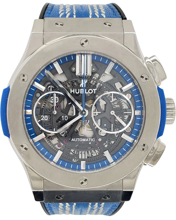 Hublot Classic Fusion Aerofusion 45MM Skeleton Dial Rubber Strap (525.NX.0129.VR.ICC16)