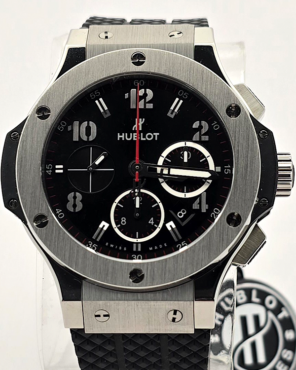 Hublot Big Bang Chronograph 44MM Black Dial Rubber Strap (301.SX.130.RX)