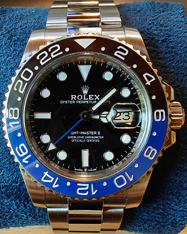 Rolex GMT-Master II "Batman" 40MM Black Dial Oyster Bracelet (116710BLNR)