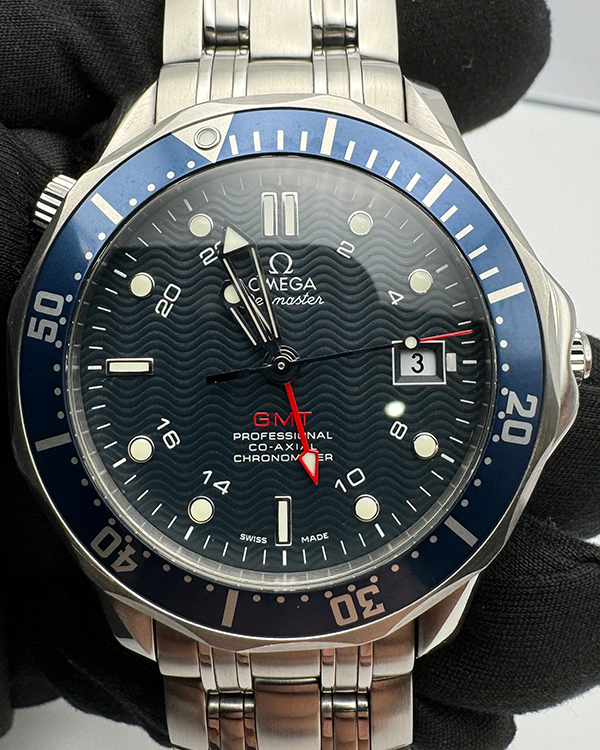 2013 Omega Seamaster Diver 300M 41MM Blue Dial Steel Bracelet (2535.80.00)