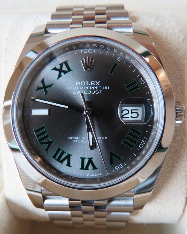 2024 Rolex Datejust "Wimbledon" 41MM Slate Dial Jubilee Bracelet (126300)