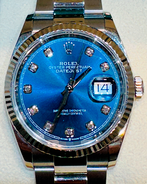 2020 Rolex Datejust 36MM Blue Dial Oyster Bracelet (126234)