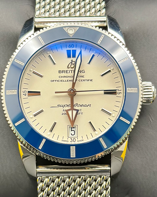 Breitling Superocean Heritage II B20 42MM Silver Dial Steel Bracelet (AB201016/G827/154A)