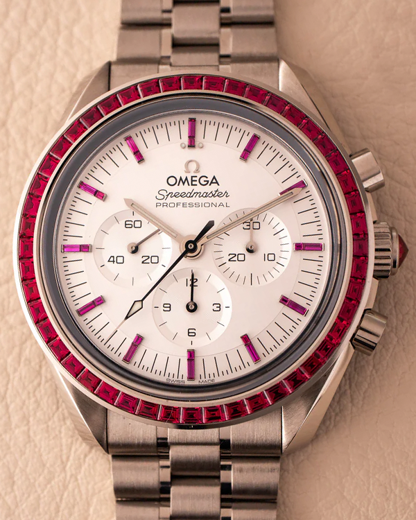 Omega Speedmaster 42MM White Dial White Gold Bracelet (310.55.42.50.52.001)