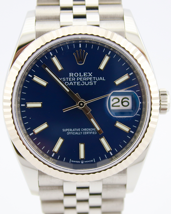 2020 Rolex Datejust 36MM Blue Dial Oyster Bracelet (126234)