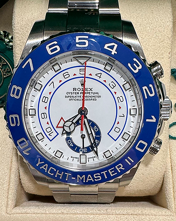 2019 Rolex Yacht-Master II 44MM White Dial Oyster Bracelet (116680)