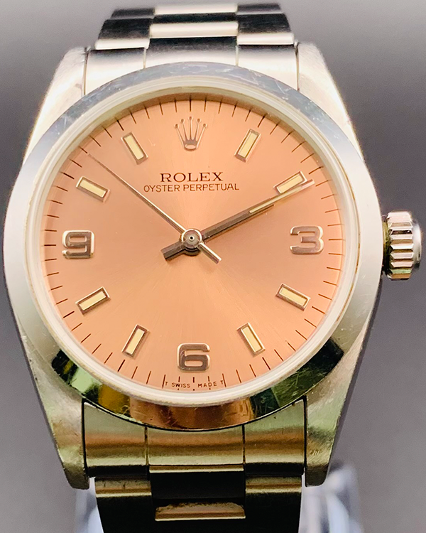 Rolex Oyster Perpetual 31MM Pink Dial Oyster Bracelet (67480)