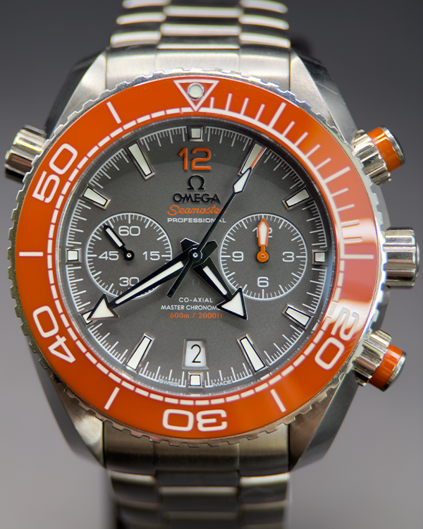 2022 Omega Seamaster Planet Ocean 600M 45.5MM Grey Dial Steel Bracelet (215.30.46.51.99.001)