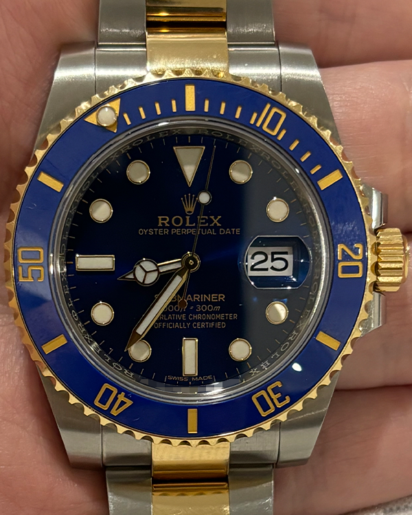 2020 Rolex Submariner Date "Bluesy" 40MM Blue Dial Two-Tone Oyster Bracelet (116613LB)