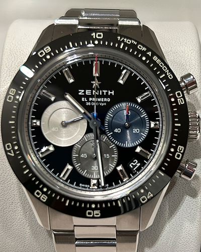 2023 Zenith Chronomaster Sport 41MM Black Dial Steel Bracelet (03.3100.3600/21.M3100)