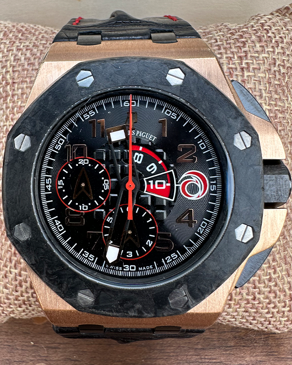 2007 Audemars Piguet Royal Oak Offshore Chronograph Alinghi Team 44MM Black Dial Leather Strap (26062OR.OO.A002CA.01)