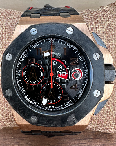 2007 Audemars Piguet Royal Oak Offshore Chronograph Alinghi Team 44MM Black Dial Leather Strap (26062OR.OO.A002CA.01)