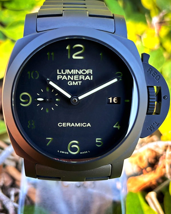 Panerai Luminor "Tuttonero" 44MM Black Dial Ceramic Bracelet (PAM00441)