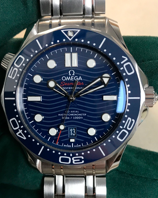 2024 Omega Seamaster Diver 300M 42MM Blue Dial Steel Bracelet (210.30.42.20.03.001)